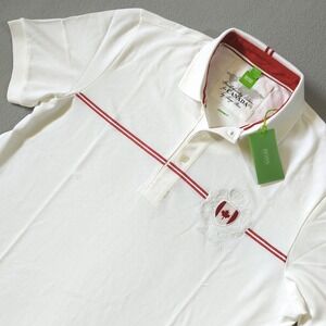Hugo Boss Canada Special Edition Polo Shirt White Paddy Flag 1 Mens XL NWT